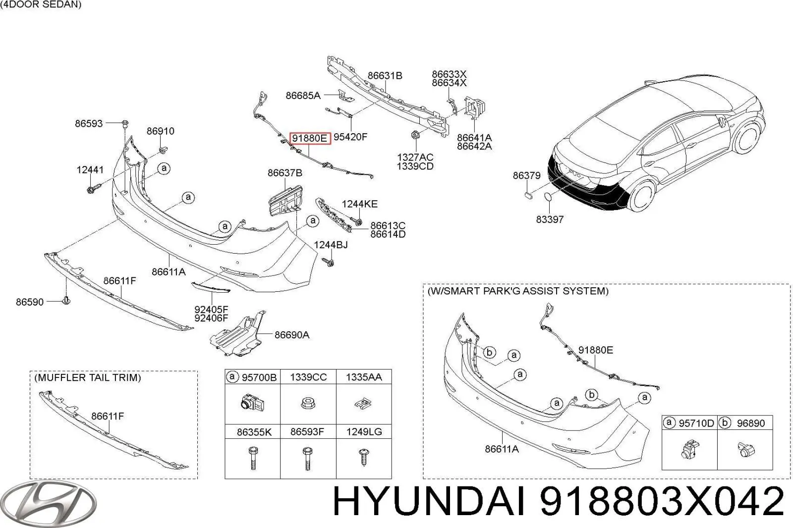 Купити 918803X042 Hyundai/Kia 