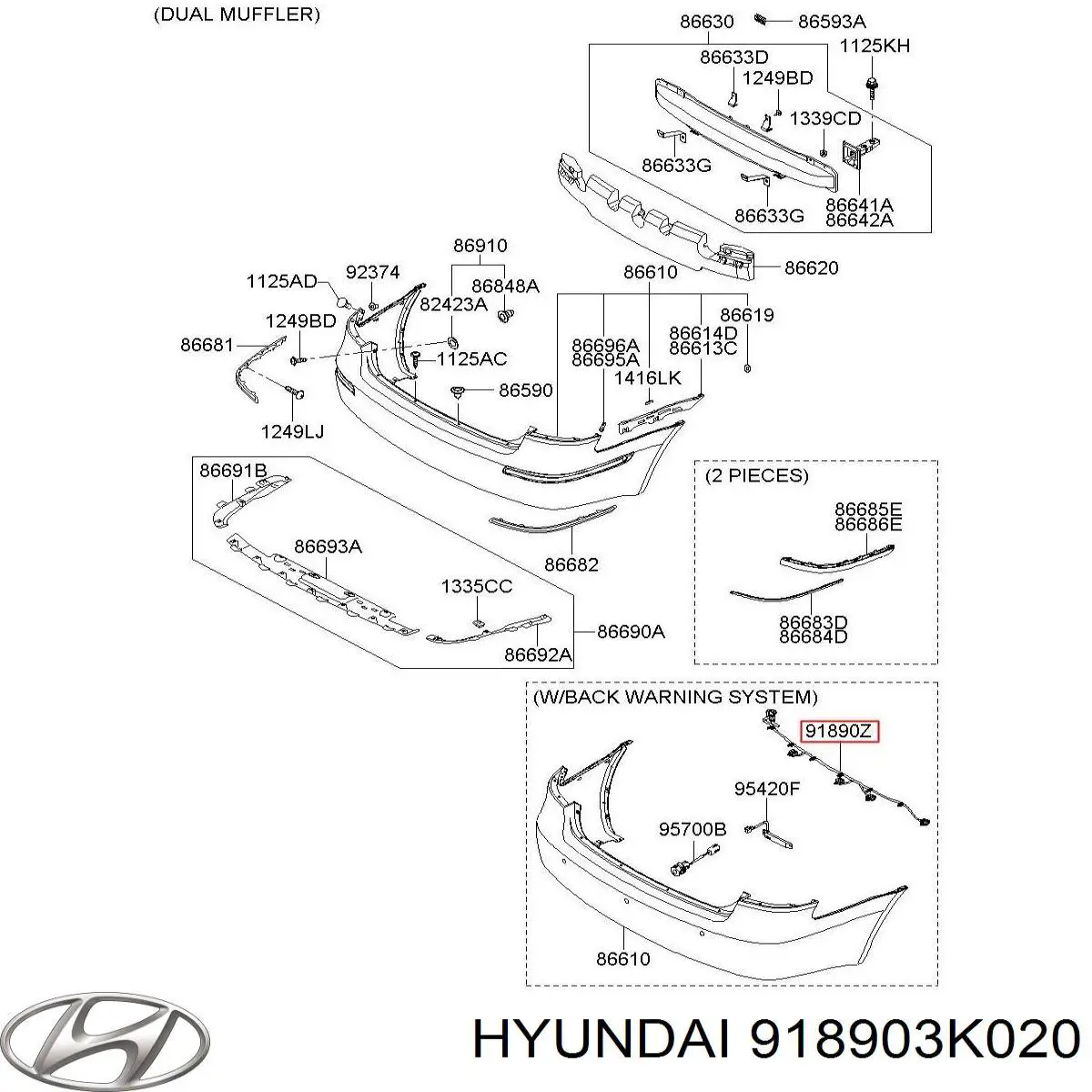 918903K020 Hyundai/Kia 