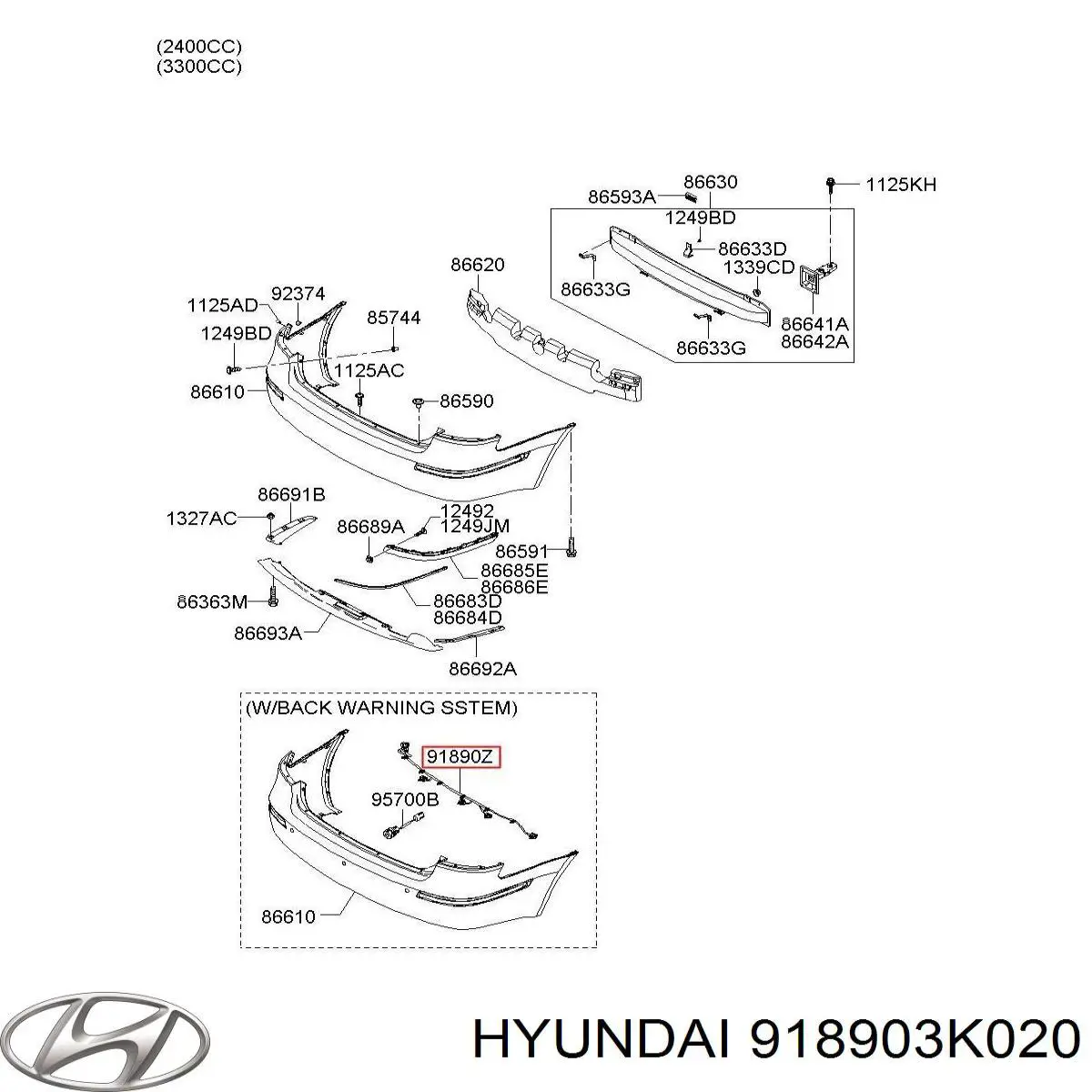  Hyundai/Kia 918903K020 ціна, від 13.93 USD