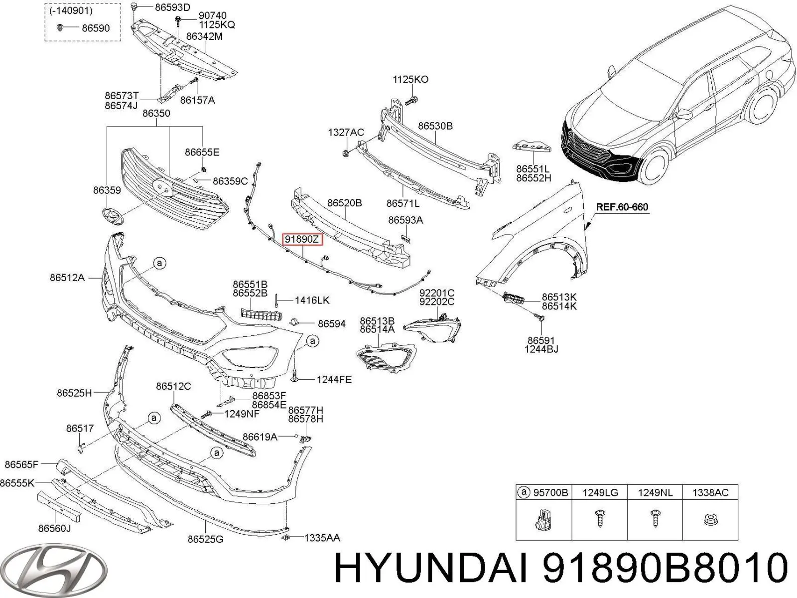  91890B8010 Hyundai/Kia