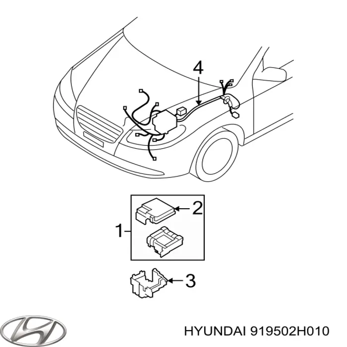 Купити 919502H010 Hyundai/Kia Корпус блока запобіжників