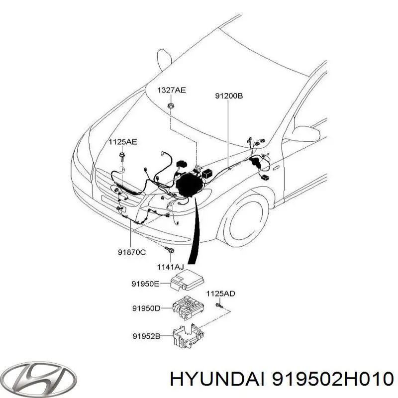 Корпус блока запобіжників Hyundai/Kia 919502H010 ціна, від 9.50 USD