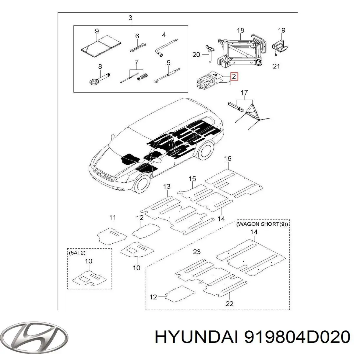 919804D020 Hyundai/Kia 