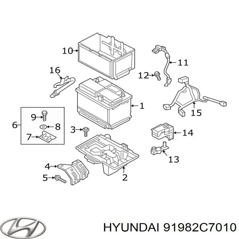  91982C7010 Hyundai/Kia