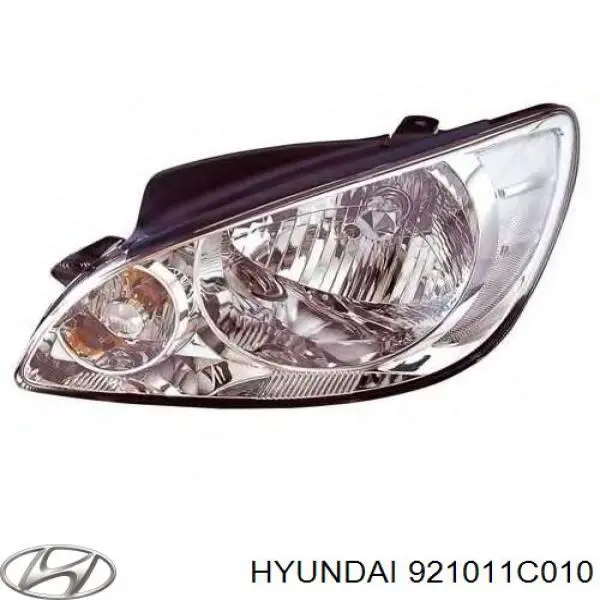 Фара дальнього світла в зборі Hyundai/Kia 921011C010 ціна, від 14.95 USD