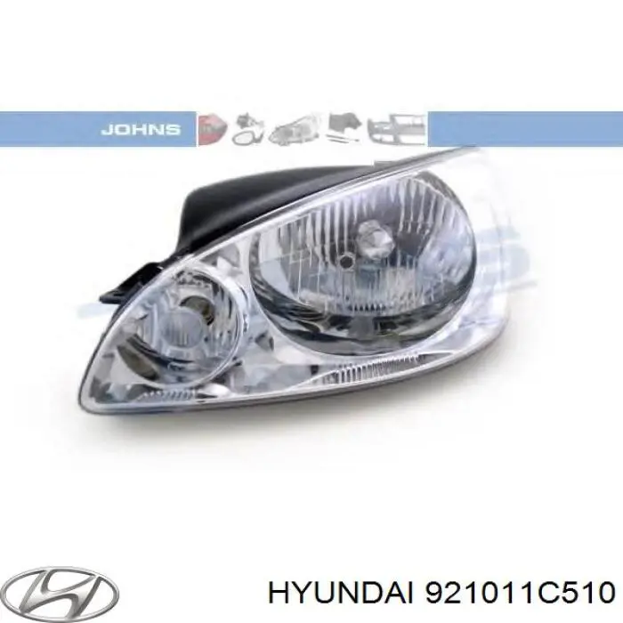 Купити 921011C510 Hyundai/Kia Основна фара в зборі ліва