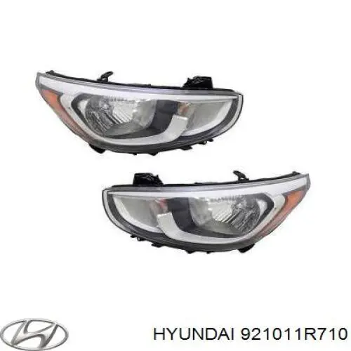 921011R710 Hyundai/Kia Фара дальнього світла в зборі