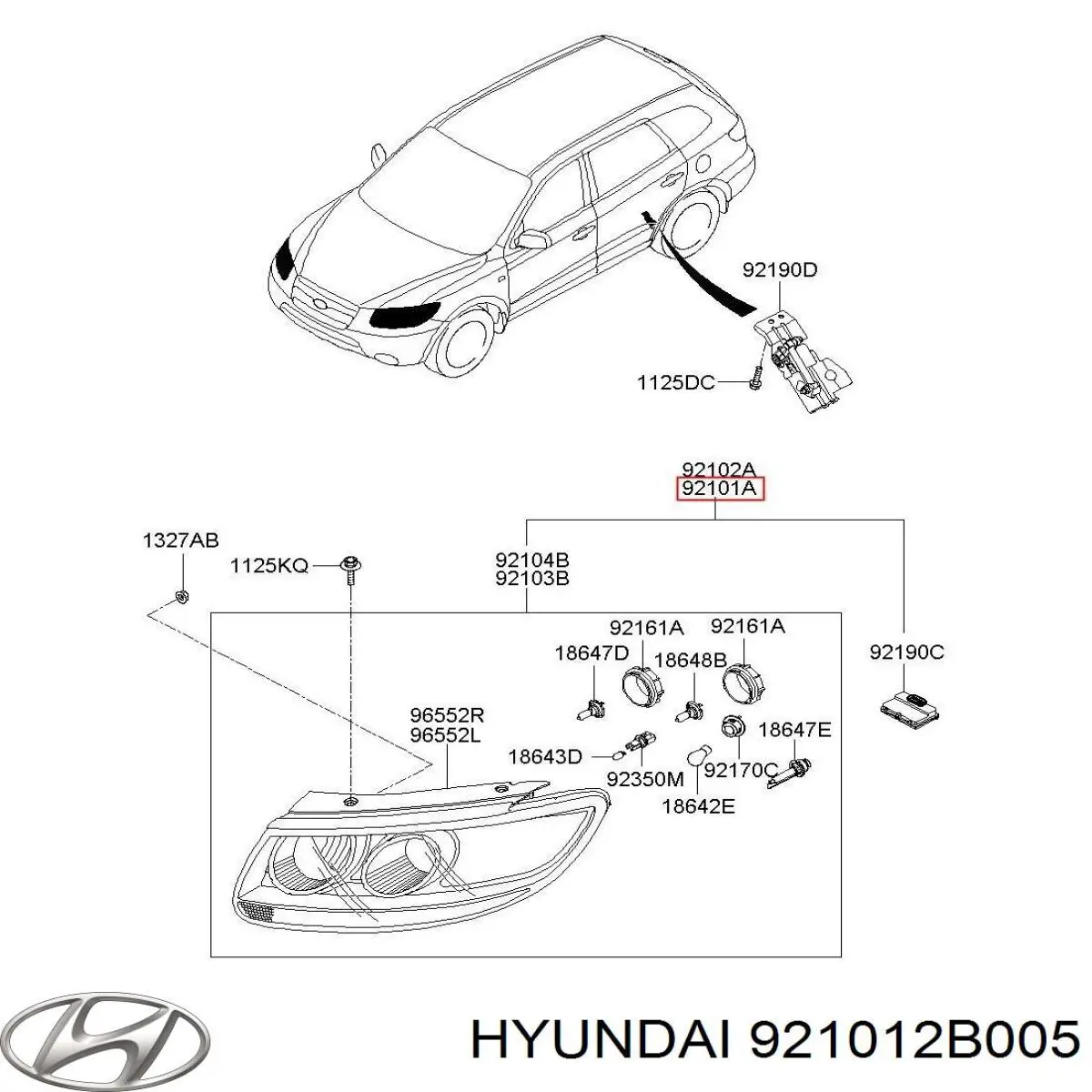  921012B005 Hyundai/Kia