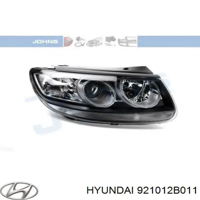 Фари Hyundai/Kia 921012B011 ціна, від 124.23 USD