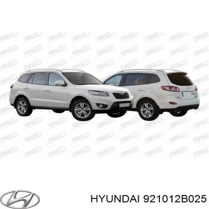 Фара ліва 921012B025 Hyundai/Kia