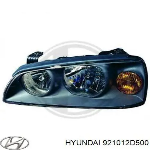 921012D500 Hyundai/Kia Фара дальнього світла в зборі