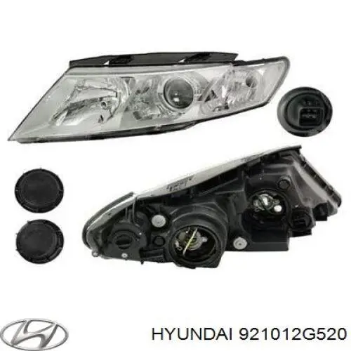 Купити 921012G520 Hyundai/Kia Основна фара в зборі ліва