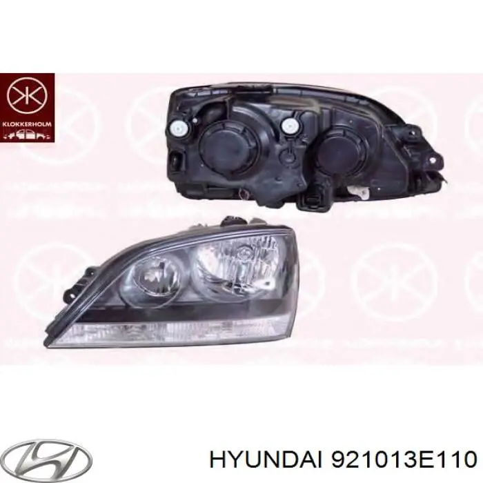 921013E110 Hyundai/Kia Фара дальнього світла в зборі