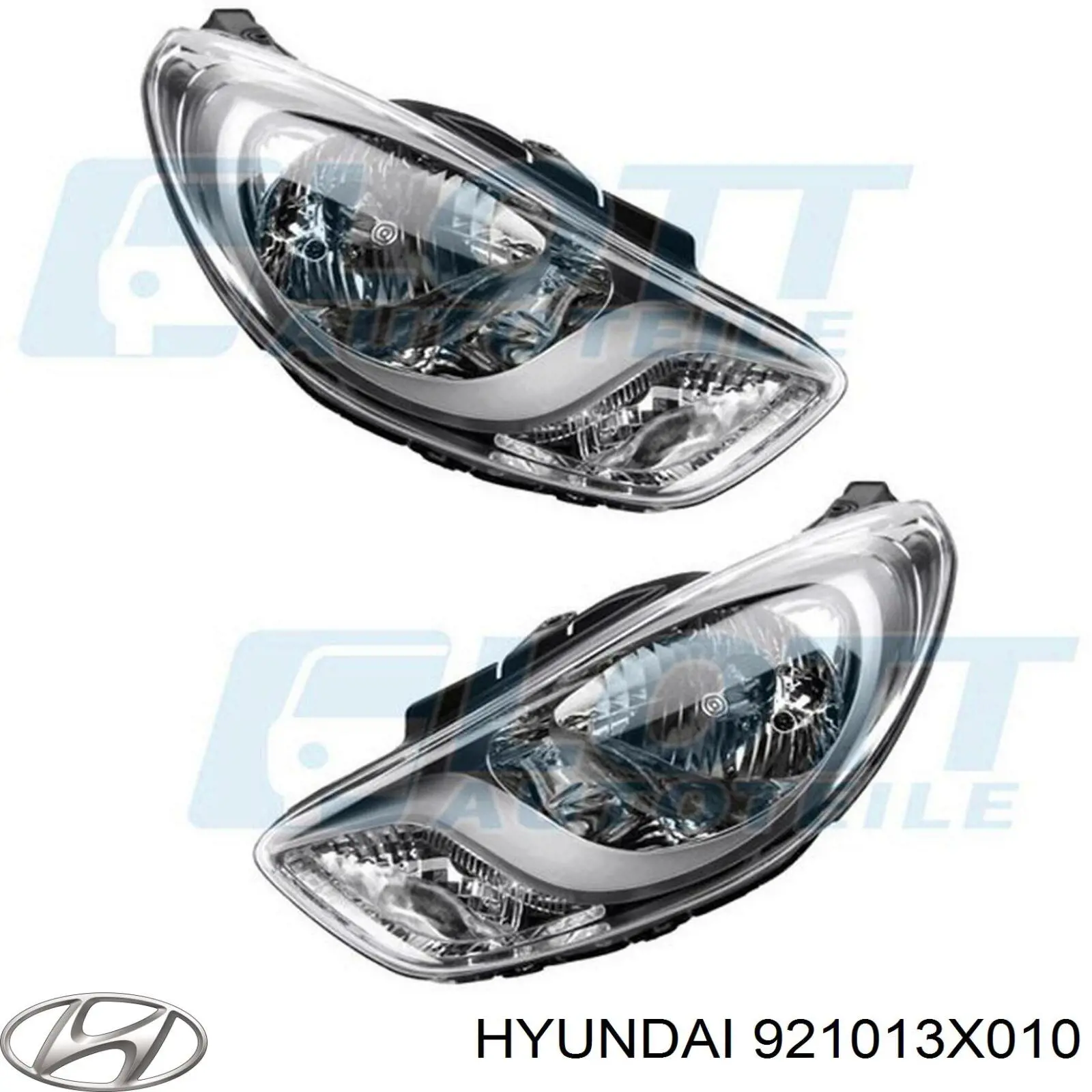 Фара Hyundai/Kia 921013X010 ціна, від 165.11 USD