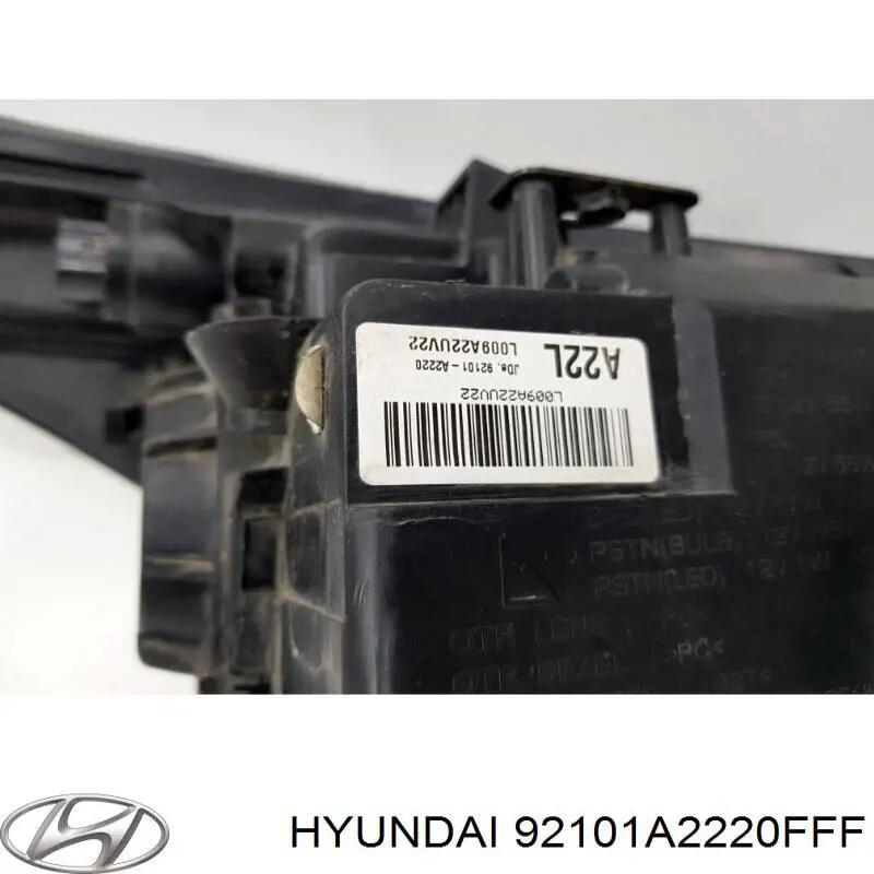 Купити 92101A2220FFF Hyundai/Kia Основна фара в зборі ліва
