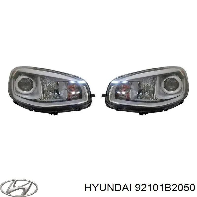 92101B2050 Hyundai/Kia Фара дальнього світла в зборі