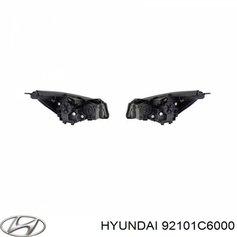 Фара ліва 92101C6000 Hyundai/Kia