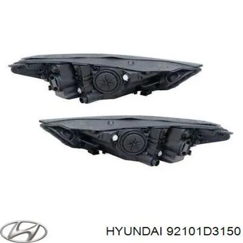 Купити 92101D3150 Hyundai/Kia Основна фара в зборі ліва