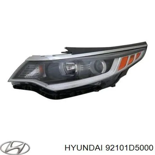 Фара дальнього світла в зборі Hyundai/Kia 92101D5000 ціна, від 253.95 USD