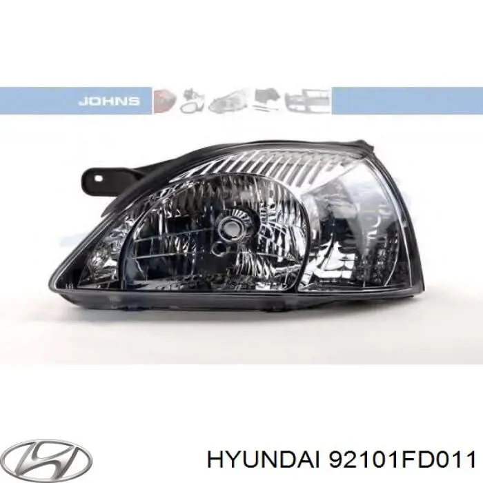 Купити 92101FD011 Hyundai/Kia Основна фара в зборі ліва