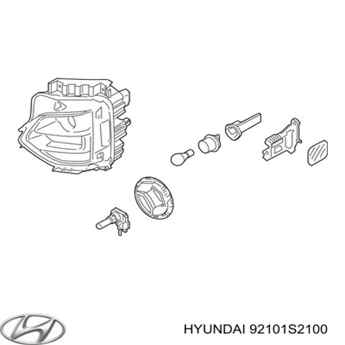 Фари Hyundai/Kia 92101S2100 ціна, від 1243.09 USD