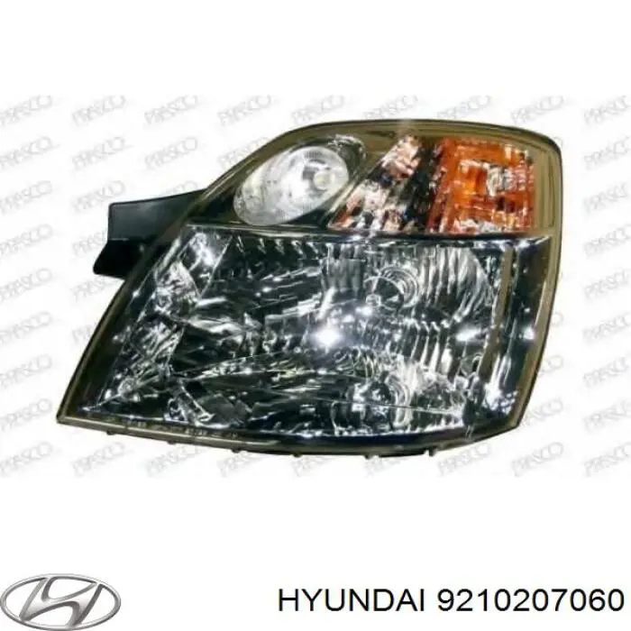 Фара права 9210207010 Hyundai/Kia