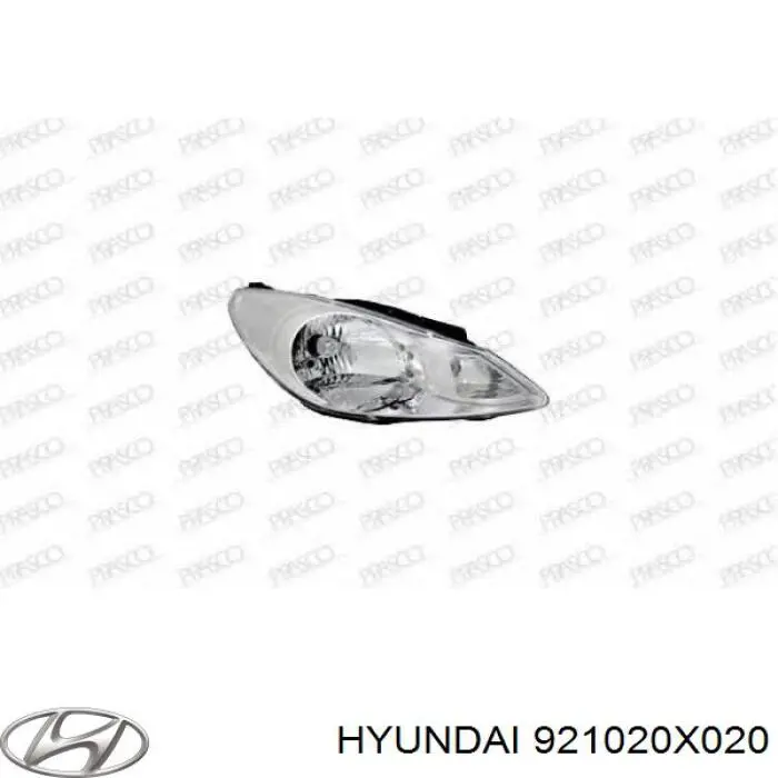 Основна фара - вставка Hyundai/Kia 921020X020 ціна, від 73.06 USD