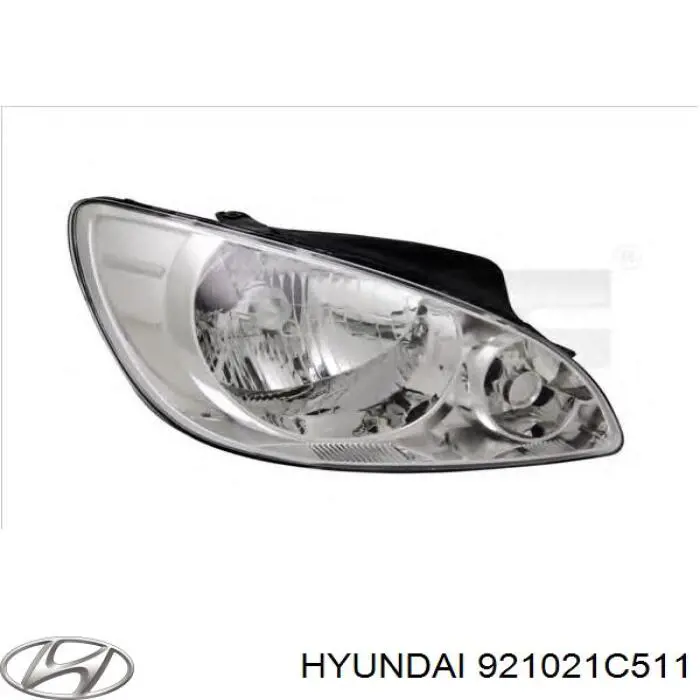 Основна фара - вставка Hyundai/Kia 921021C511 ціна, від 93.49 USD