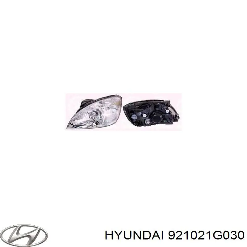 Основна фара - вставка Hyundai/Kia 921021G030 ціна, від 153.65 USD
