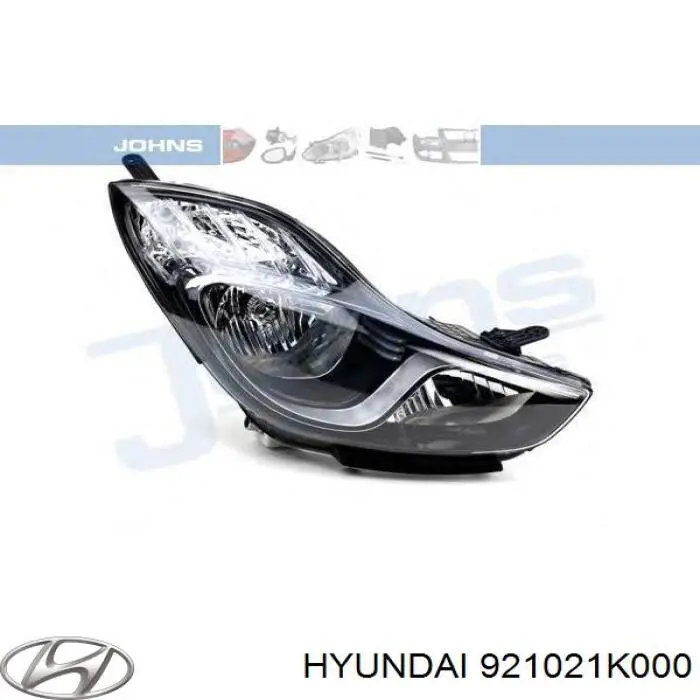 921021K000 Hyundai/Kia Основна фара - вставка