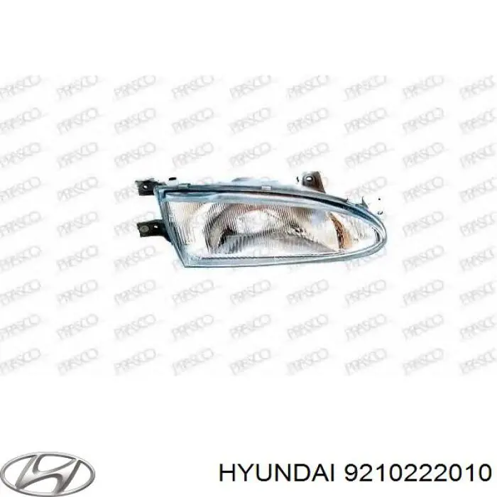 9210222000 Hyundai/Kia Основна фара - вставка