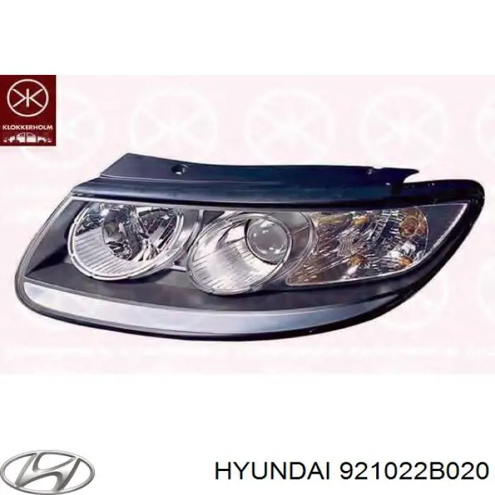 Фара права 921022B020 Hyundai/Kia