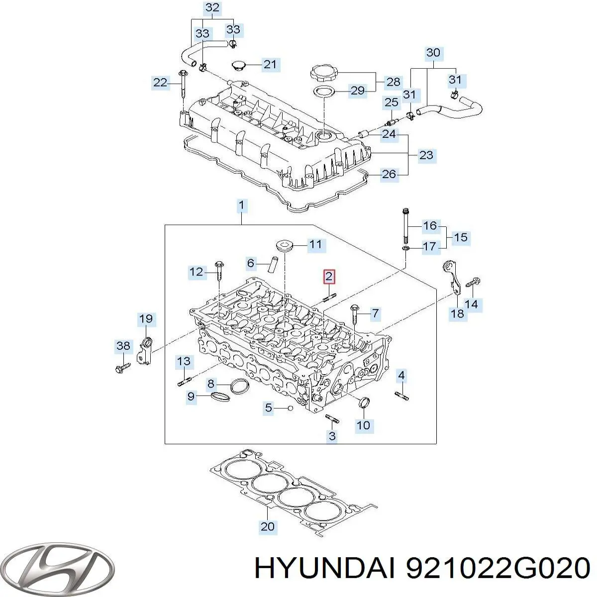 Купити 921022G020 General Motors Фара правая