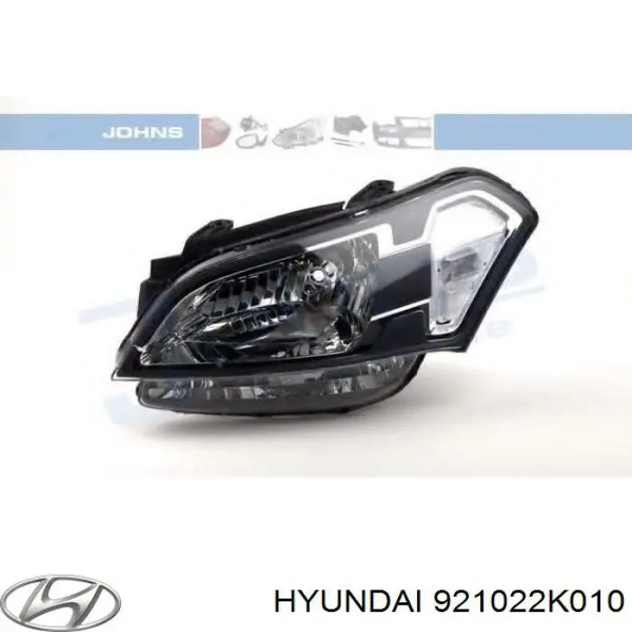 Фара правая Hyundai/Kia 921022K010 ціна, від  USD