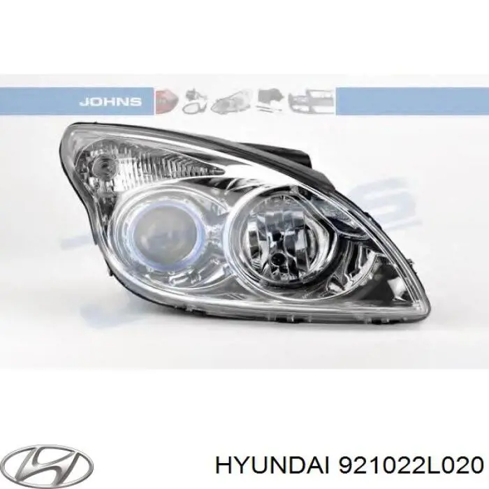 Купити 921022L120 Hyundai/Kia Права блок фара