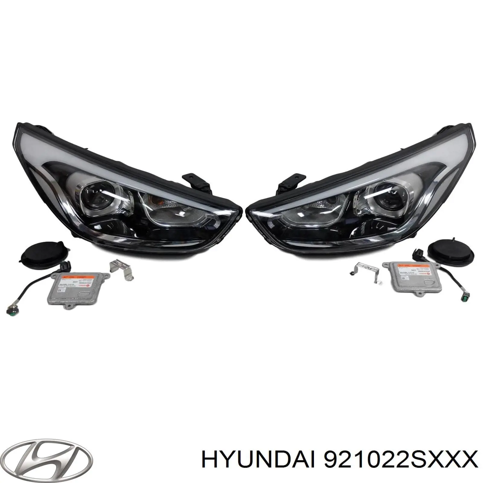 Фара правая Hyundai/Kia 921022SXXX ціна, від 41.44 USD
