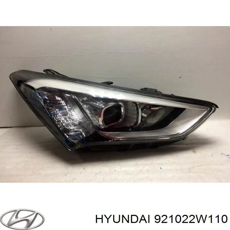 Фара права Hyundai Santa Fe 3 (DM) (Хендай Санта фе)