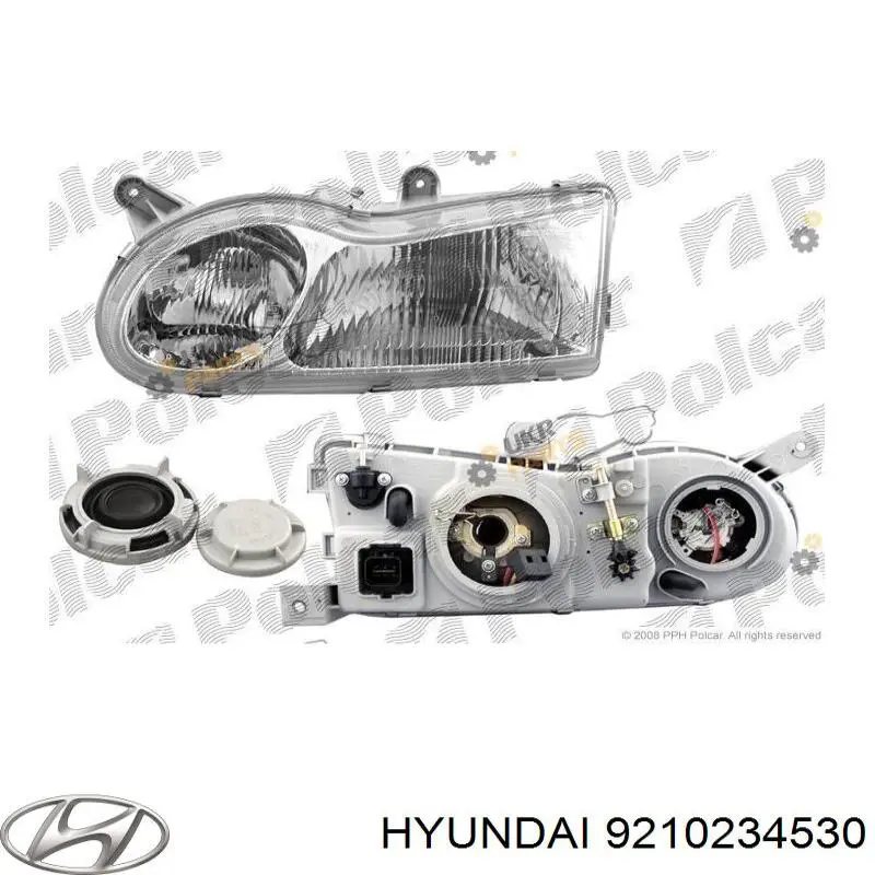 9210234530 Hyundai/Kia Фара правая