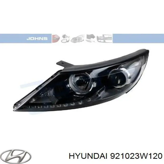 Фара правая Hyundai/Kia 921023W120 ціна, від 249.72 USD