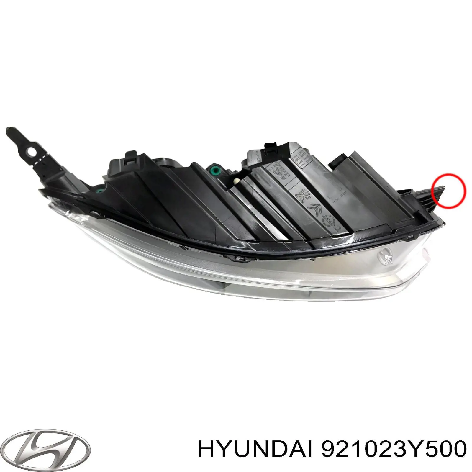 Купити 921023Y500 Hyundai/Kia Фара правая