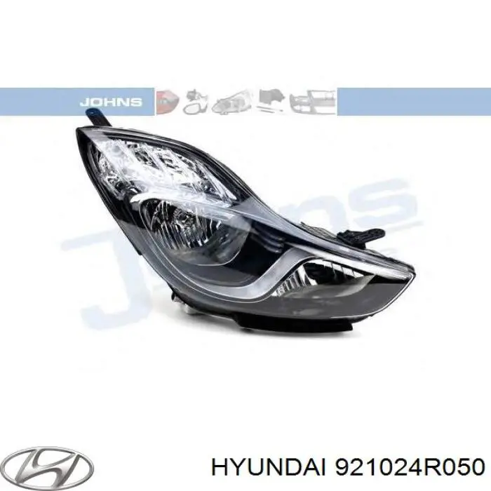 Купити 921024R050 Hyundai/Kia Права блок фара