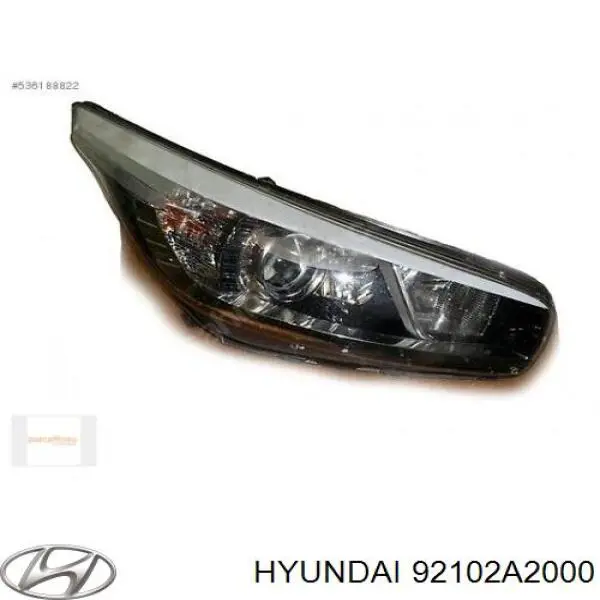 Купити 41C1101E Polcar Права блок фара