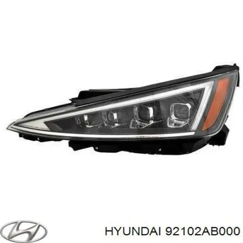 Фара правая Hyundai/Kia 92102AB000 ціна, від 152.03 USD
