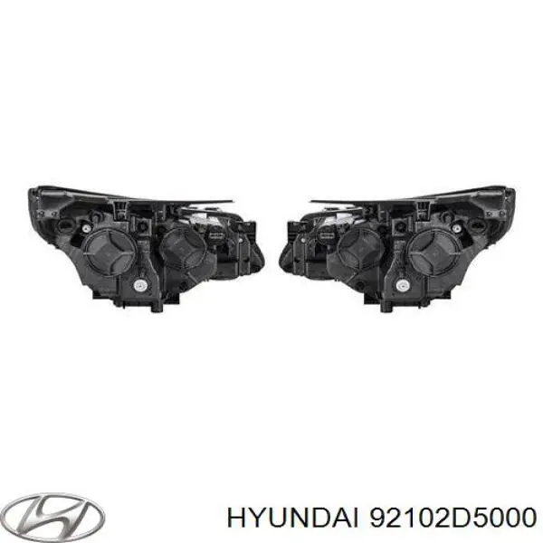 Фара правая Hyundai/Kia 92102D5000 ціна, від 123.05 USD