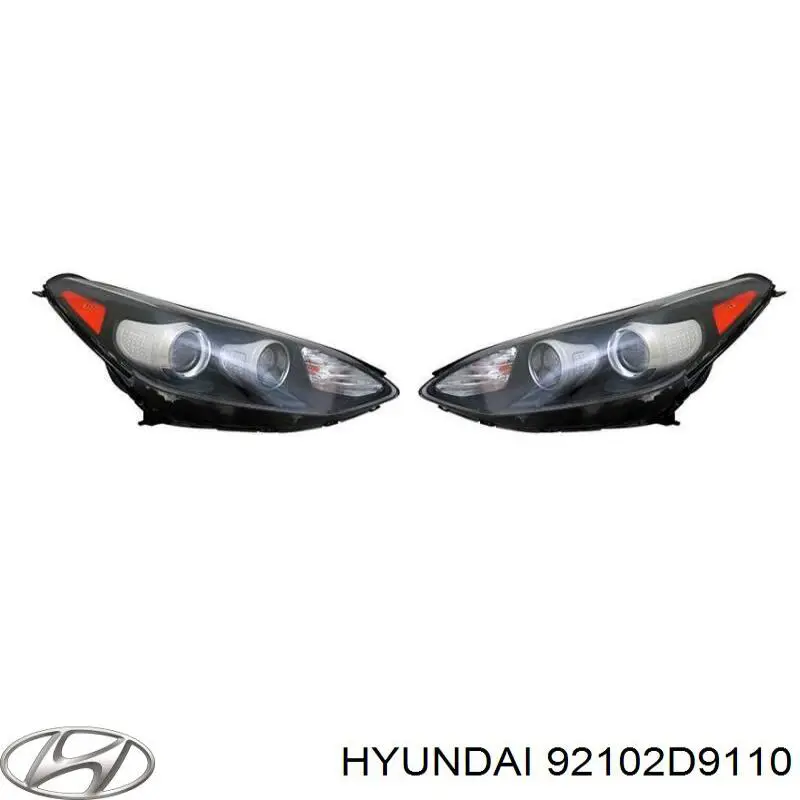 92102D9110 Hyundai/Kia Основна фара - вставка