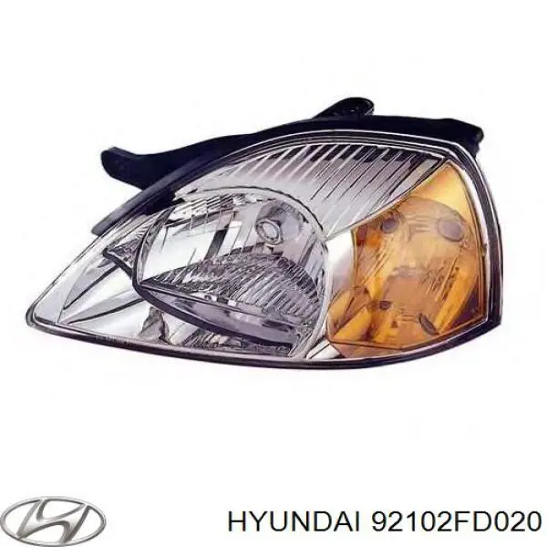 Фара правая Hyundai/Kia 92102FD020 ціна, від 112.58 USD