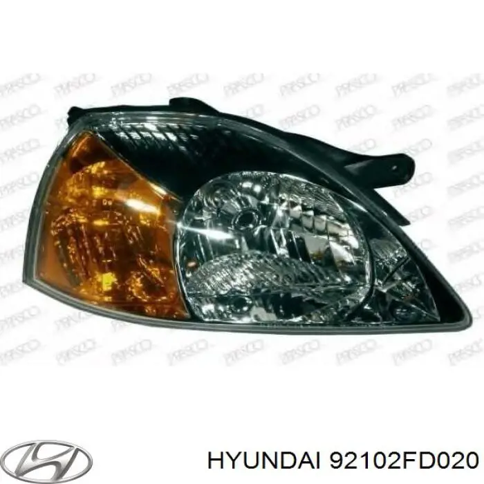 92102FD000 Hyundai/Kia фара права