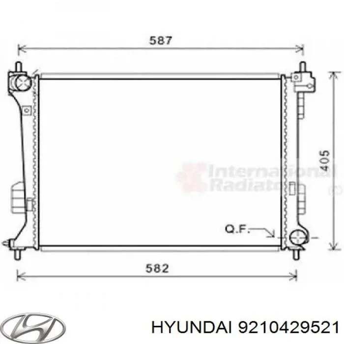 9210429521 Hyundai/Kia Фара правая