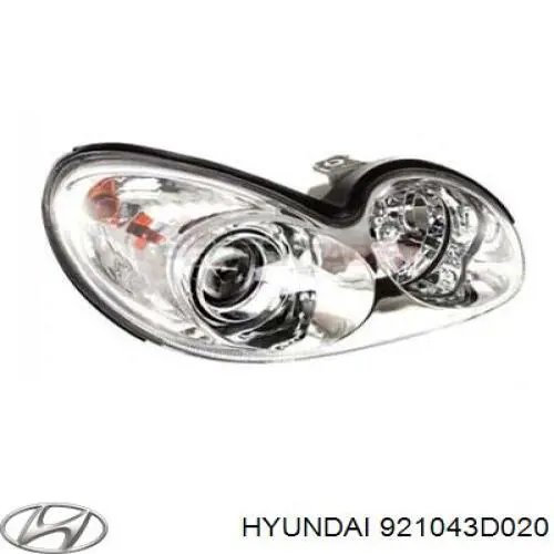Фара правая Hyundai/Kia 921043D020 ціна, від 143.68 USD