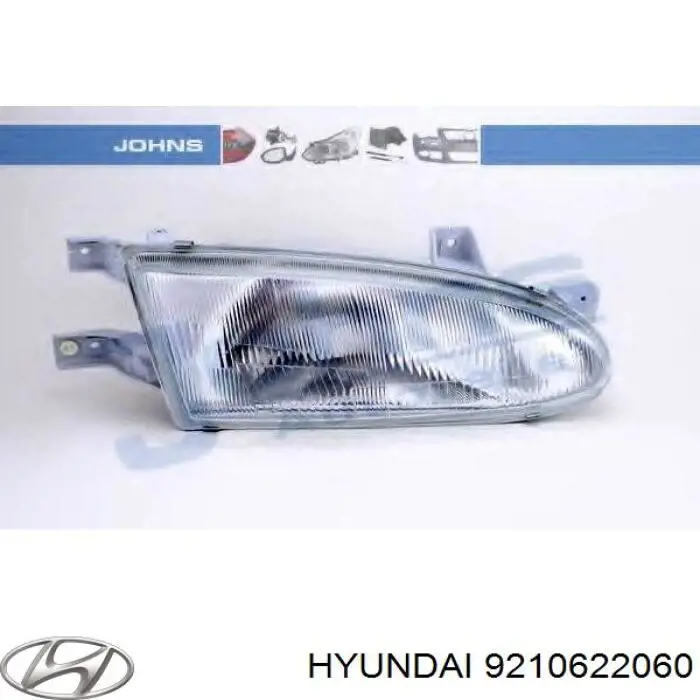 Фара передня права на Hyundai Accent I 